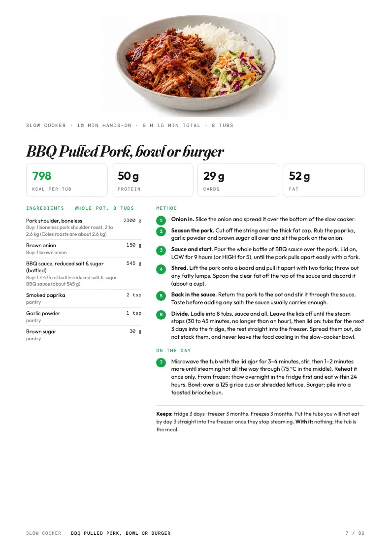 BBQ Pulled Pork recipe